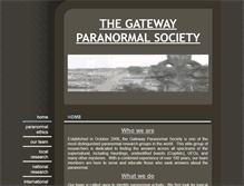 Tablet Screenshot of gatewayghosts.com